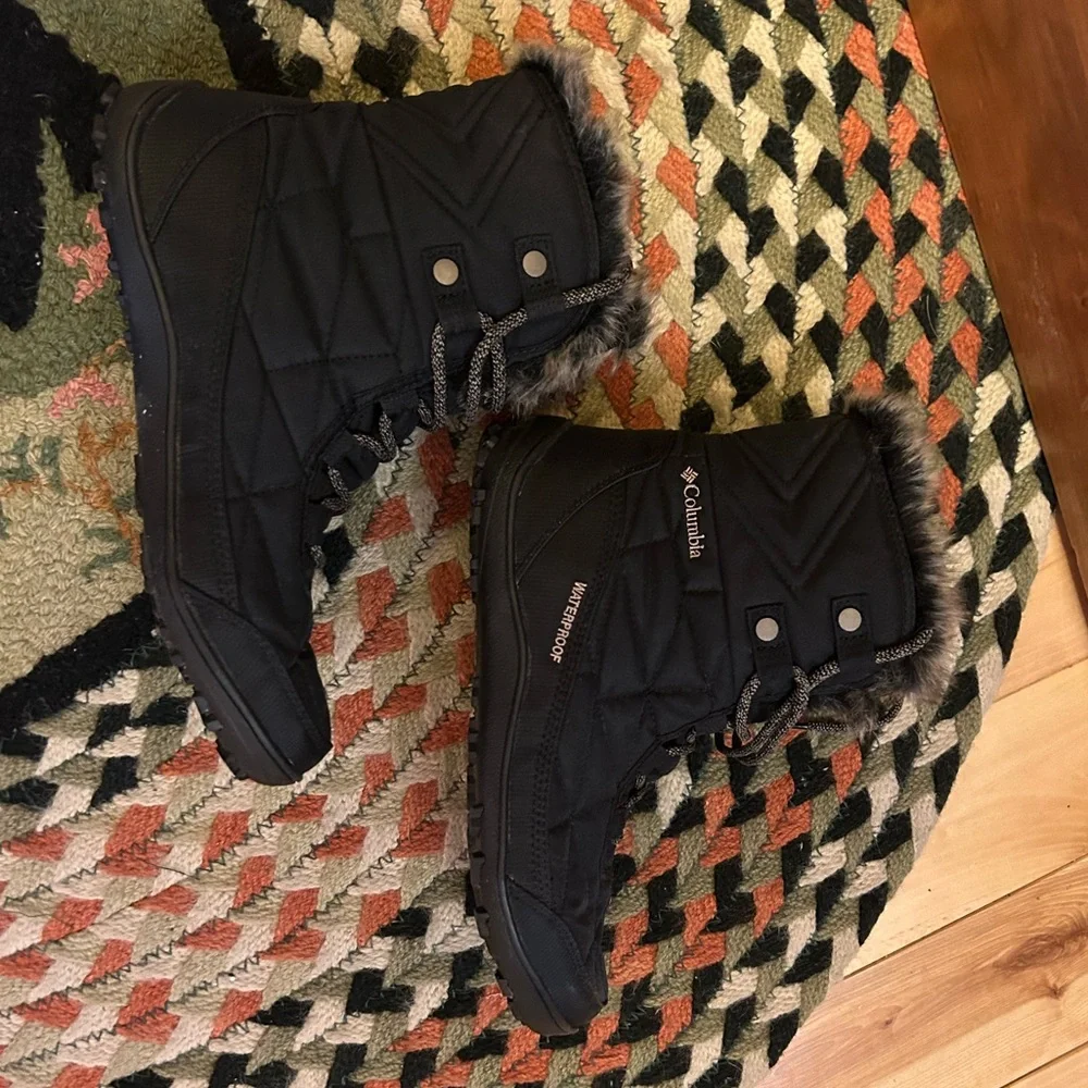 Colombia Waterproof faux fur quilted winter boots Penny Lane Elevated Basics